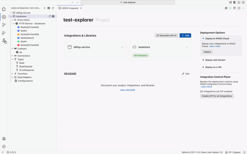 Create a test function in Test Explorer