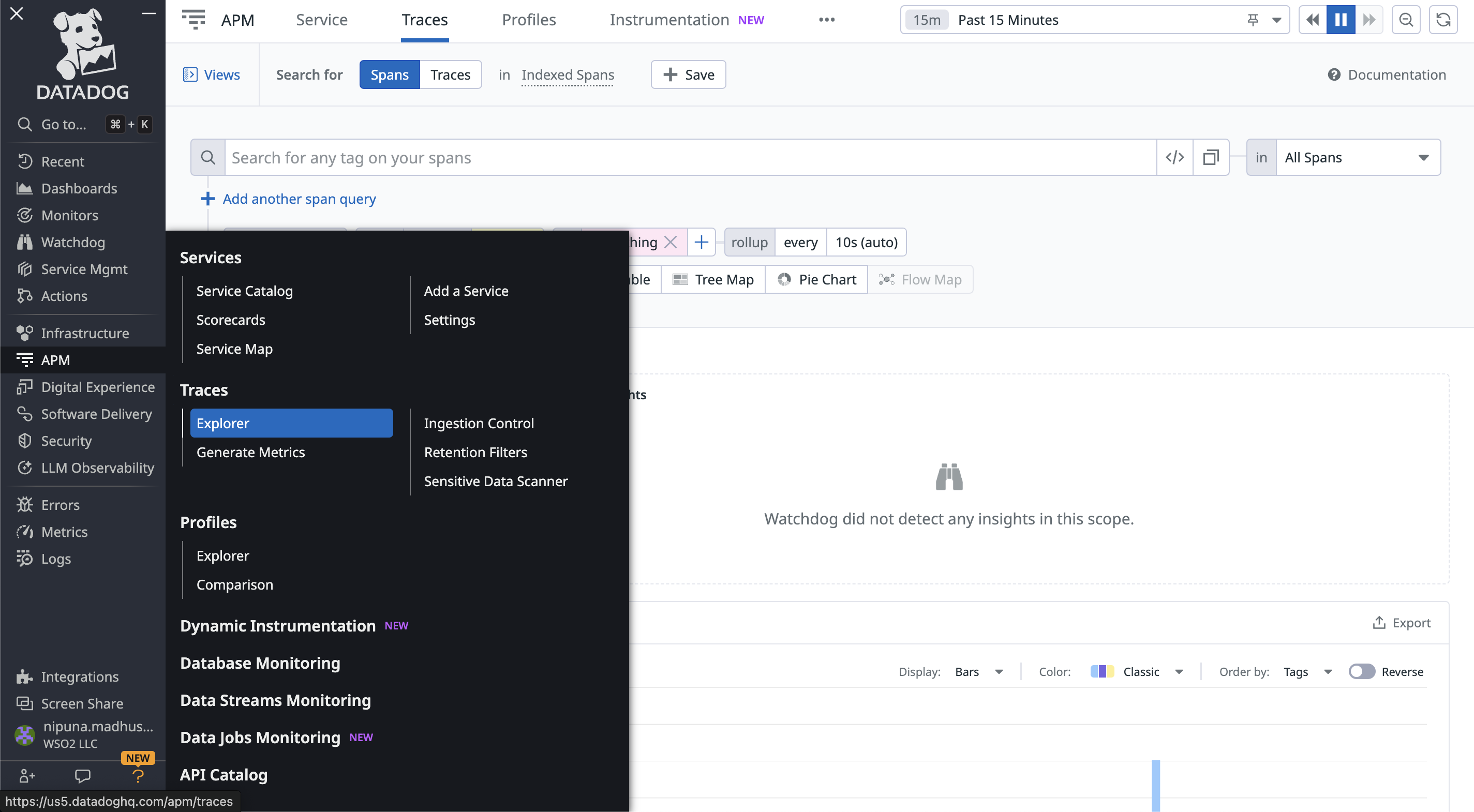 Trace Explorer in Datadog Trace Explorer in Datadog