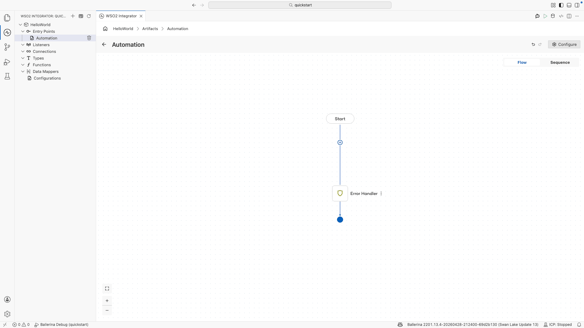 Automation flow designer