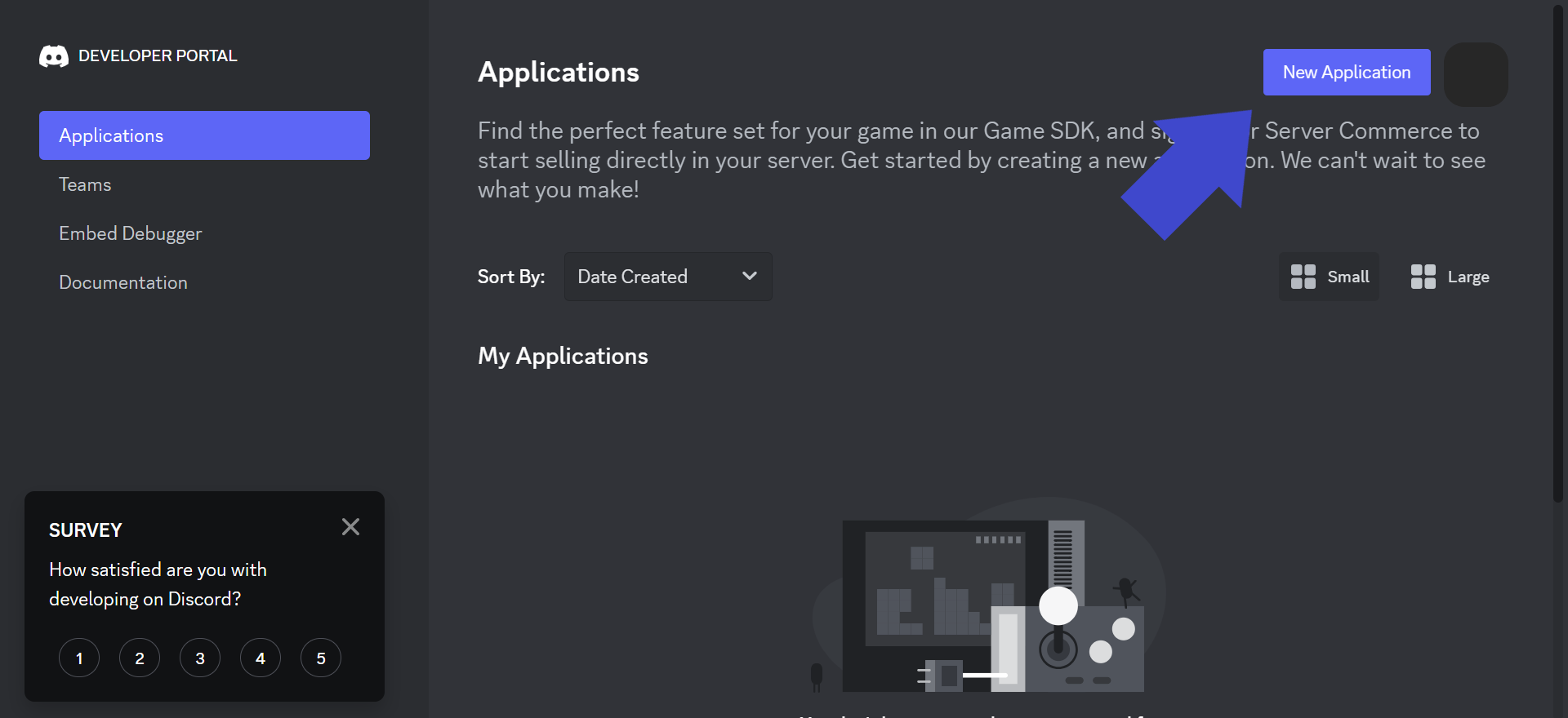 Create new application