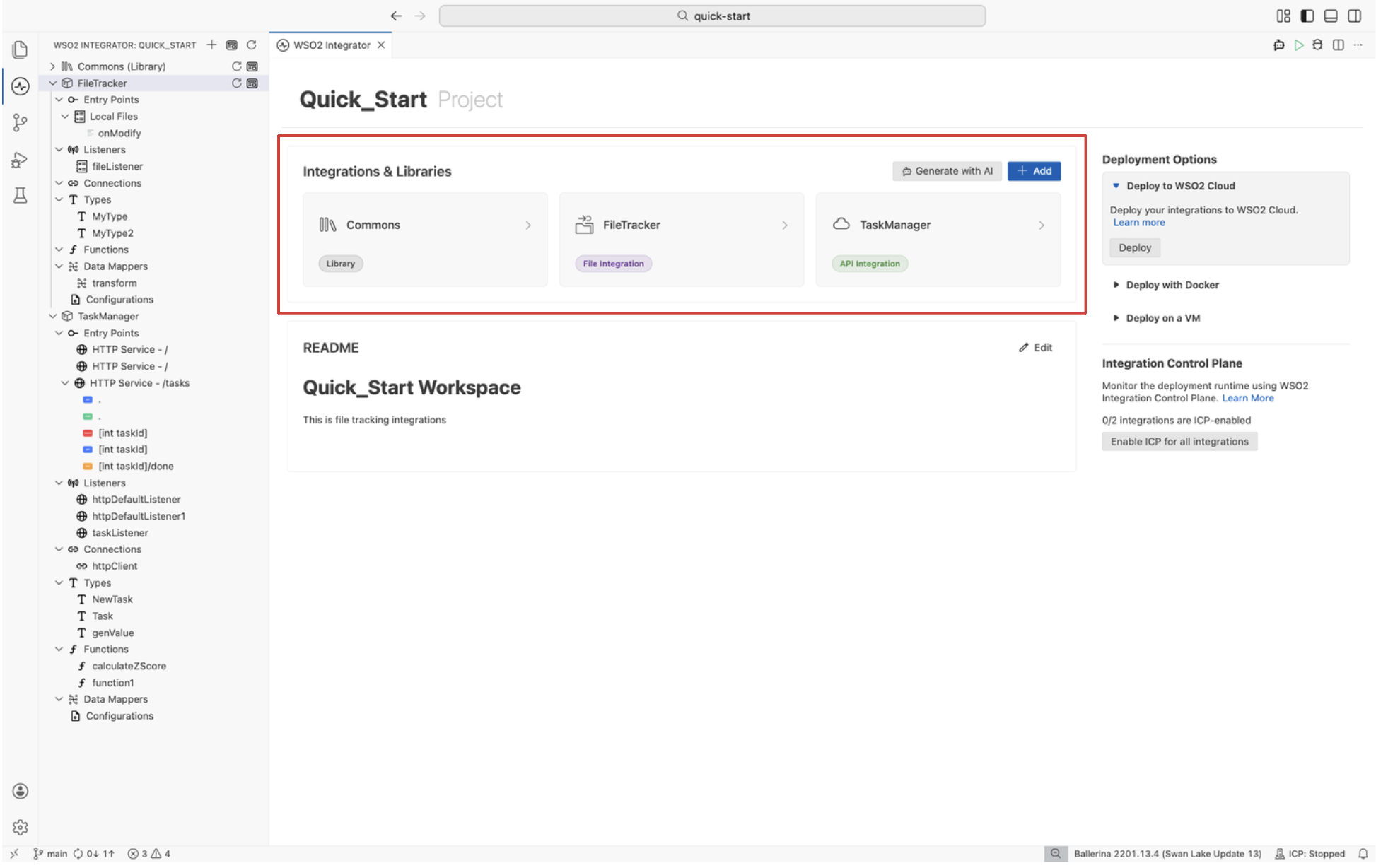 Project overview canvas