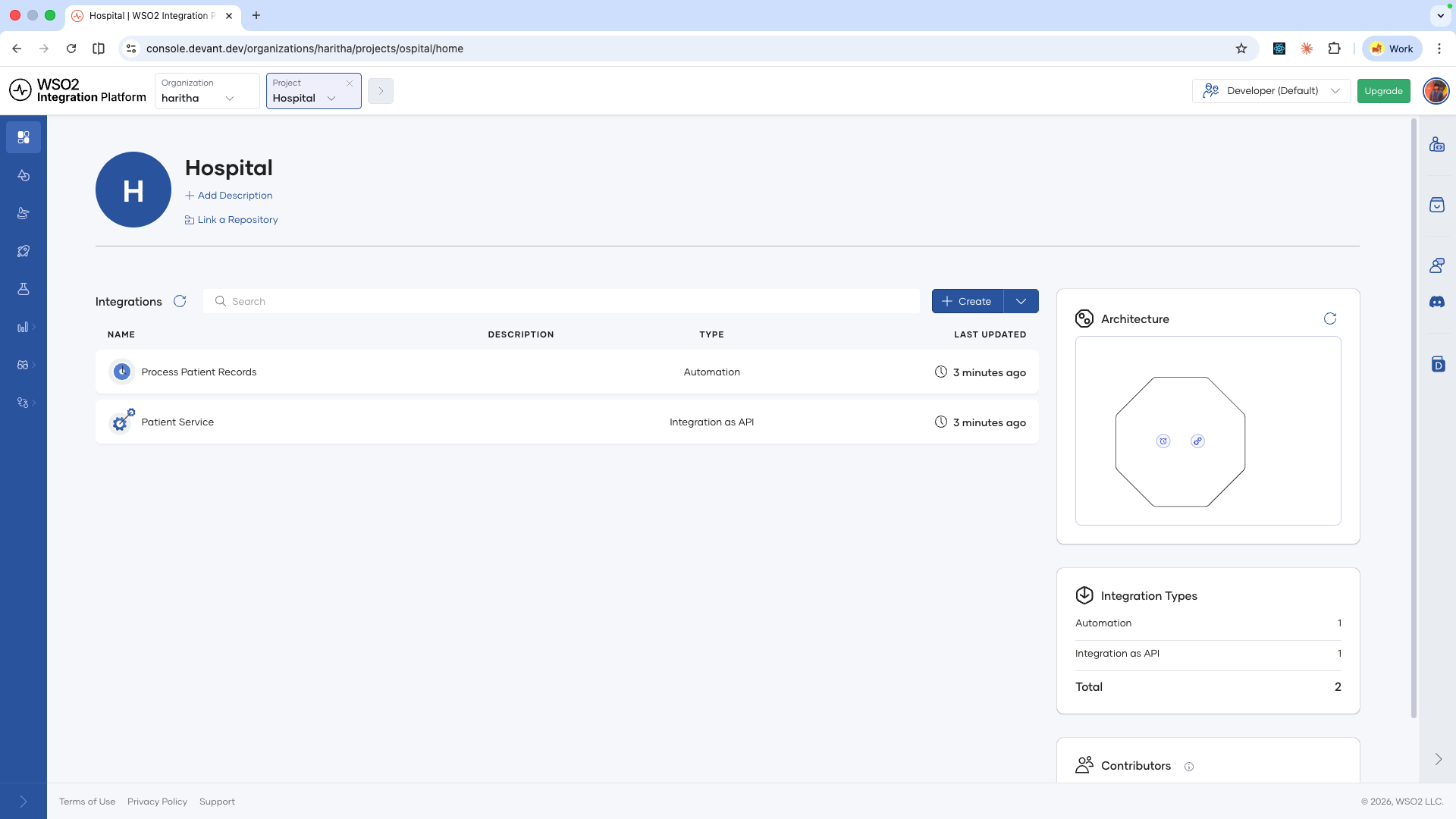 WSO2 Cloud Project Home