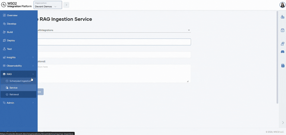 RAG service