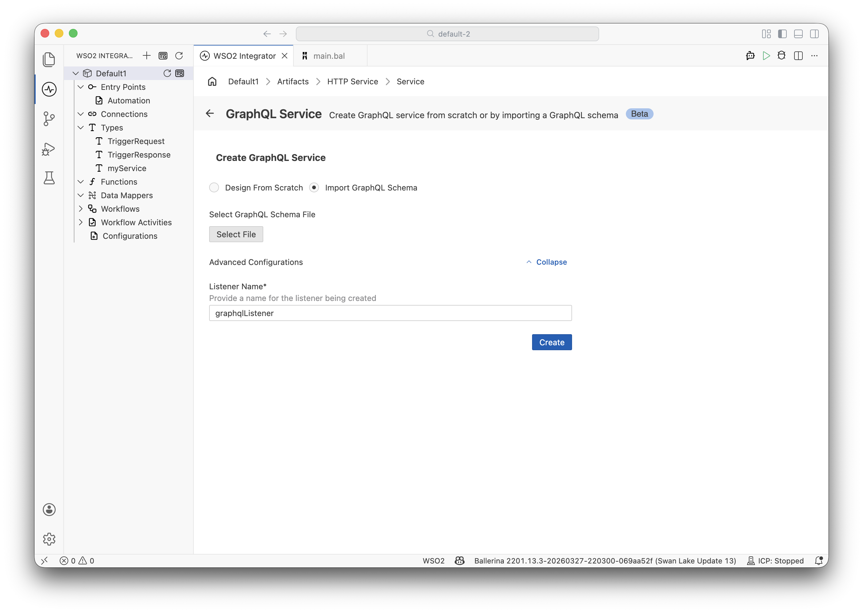 Import GraphQL schema