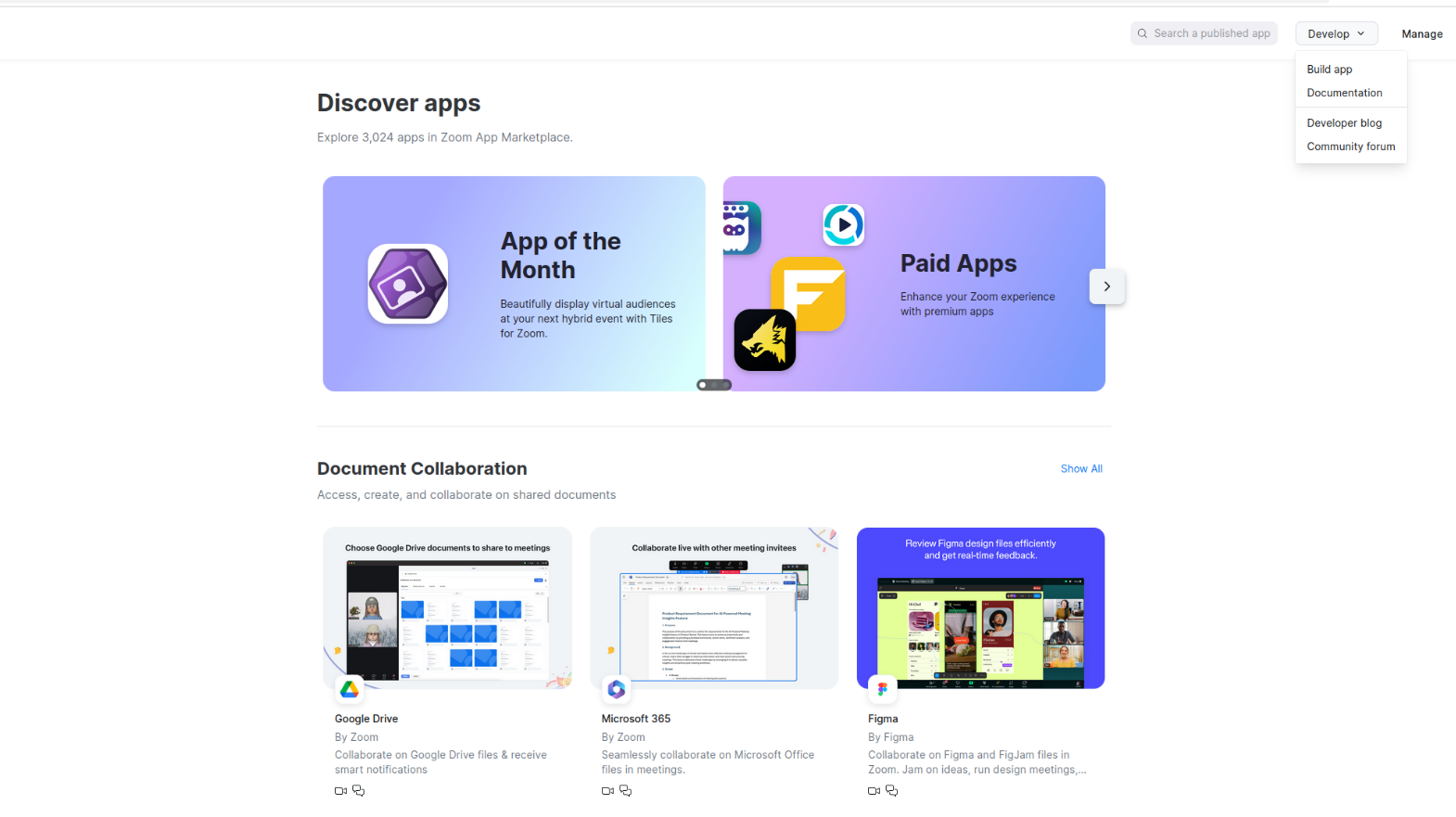 Zoom Marketplace