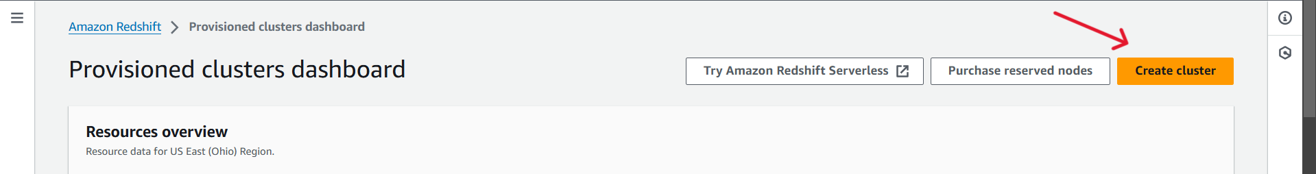 Create cluster