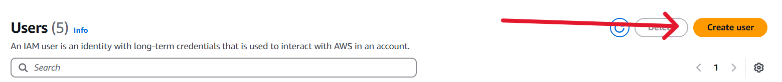 Create user