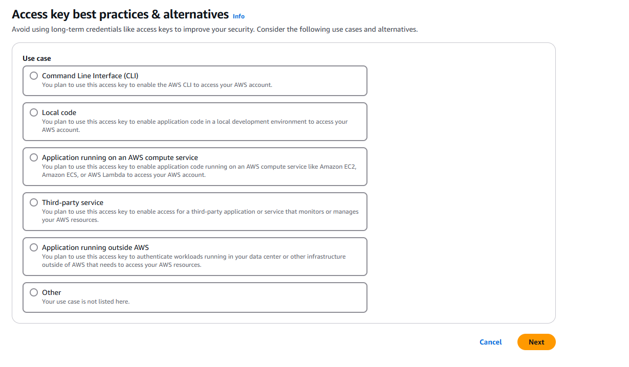 Select use case