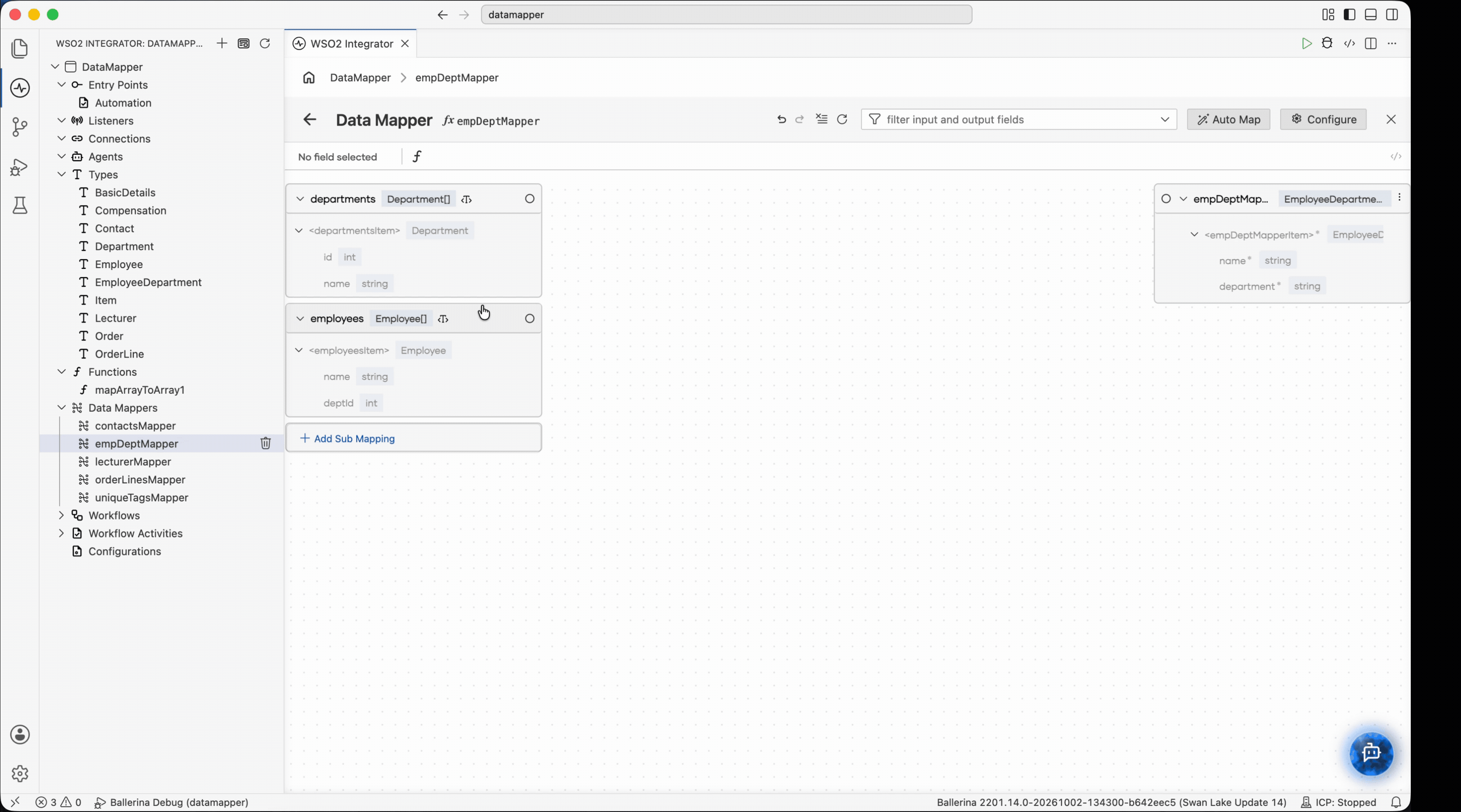 Join with Condition prompt and side panel for defining the join expression