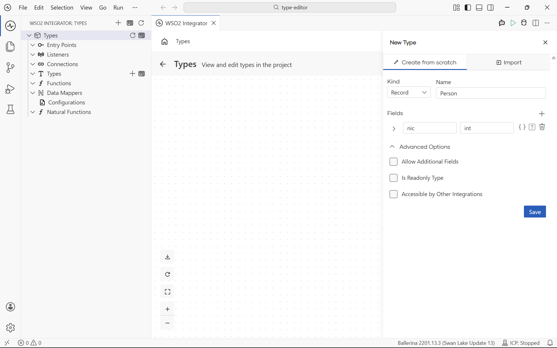 Create a record type
