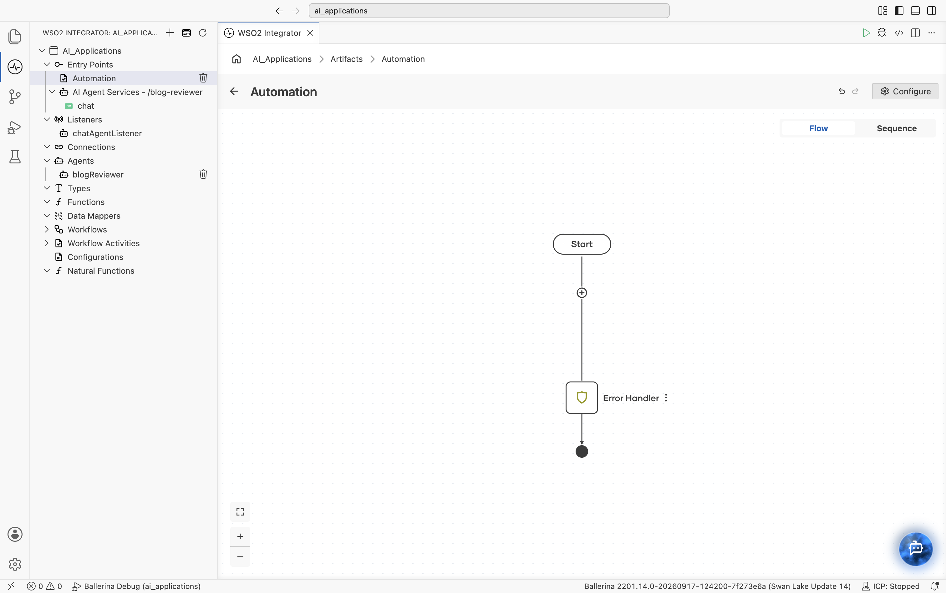 Add Node panel with the AI section showing Direct LLM, RAG, and Agent options, with the Agent option highlighted and its tooltip visible.