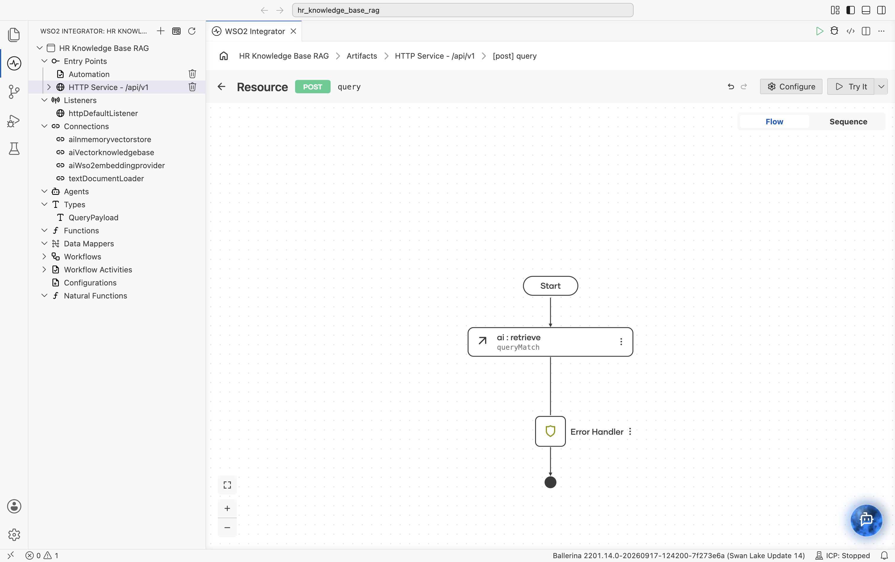 ai:retrieve node added to the flow